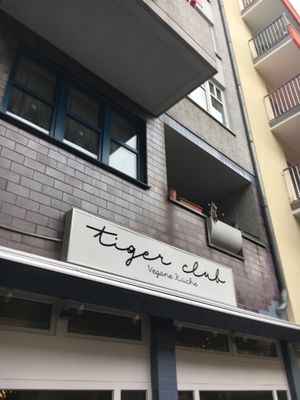  the sign  at Tiger Club in Berlin