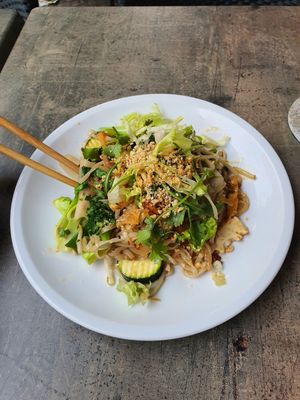 Pad thai at Tiger Club in Berlin