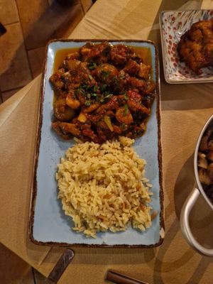 Mushroom stew at To Posperi in Rhodes