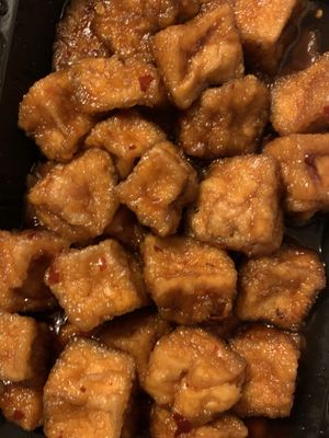 Golden Nuggets (of tofu) again, we visited and ate this in a hotel room! Try them if you haven’t!!  at Lychee in State College