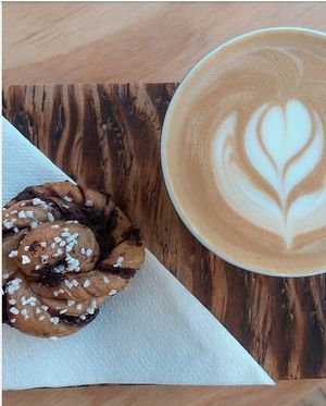 chocolate knot at Unknown Coffee in Norwich