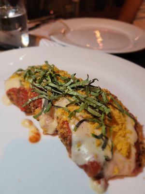 Cauliflower parmesean at Pura Vita in West Hollywood