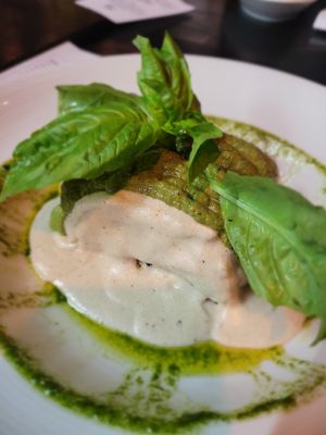 Black Magic Lasagna (available after 5pm) at Pura Vita in West Hollywood