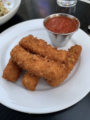 Mozzarella sticks  at Pura Vita in West Hollywood