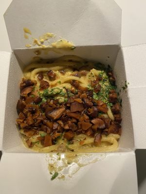 Carbonara at Pura Vita in West Hollywood