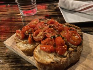Bruschetta   at Pura Vita in West Hollywood