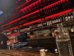 Vegan wines   at Pura Vita in West Hollywood