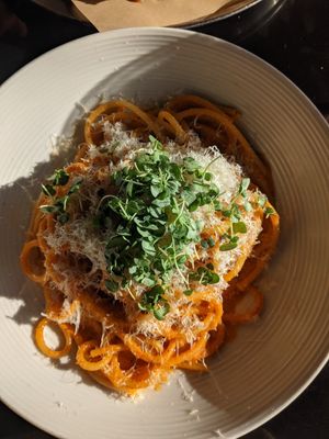 Spicy Pasta 😍🥵 at Pura Vita in West Hollywood