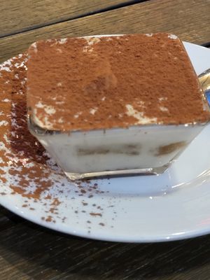 Tiramisu at Pura Vita in West Hollywood