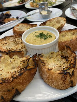 YUM!!!! Baked cashew ricotta!!! 🌟🌟🌟🌟🌟  at Pura Vita in West Hollywood