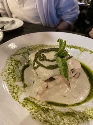 Black magic lasagne  at Pura Vita in West Hollywood