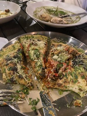 Calzone  at Pura Vita in West Hollywood