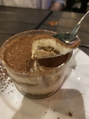 Tiramisu  at Pura Vita in West Hollywood