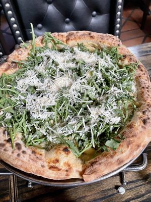 Amelia pizza   at Pura Vita in West Hollywood