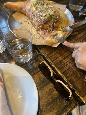 Vegan Calzone   at Pura Vita in West Hollywood