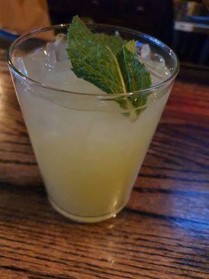 Mint lemonade at Pura Vita in West Hollywood