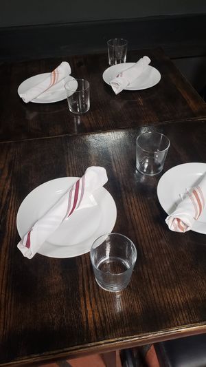 Table is set at Pura Vita in West Hollywood