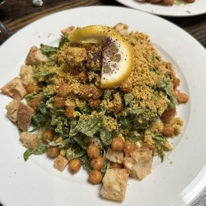 Caesar with romaine  at Pura Vita in West Hollywood