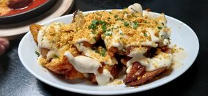 Potatoes w creama at Pura Vita in West Hollywood