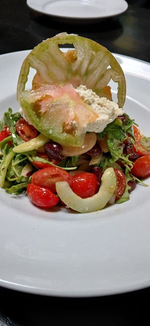 Salad at Pura Vita in West Hollywood