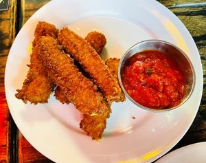 Mozzarella sticks   at Pura Vita in West Hollywood