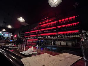 Bar  at Pura Vita in West Hollywood