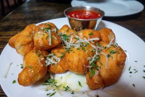 Garlic knots   at Pura Vita in West Hollywood