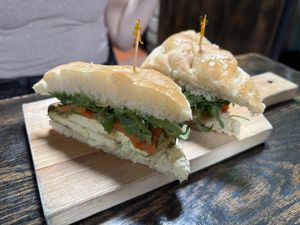BLTMA sandwich (lunch special)  at Pura Vita in West Hollywood