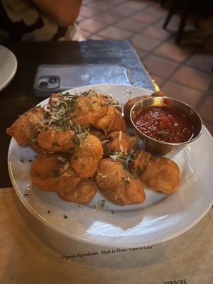 Garlic knots! Must try!   at Pura Vita in West Hollywood