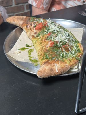 Calzone  at Pura Vita in West Hollywood
