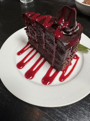 Chocolate Fudge Cake  at Pura Vita in West Hollywood