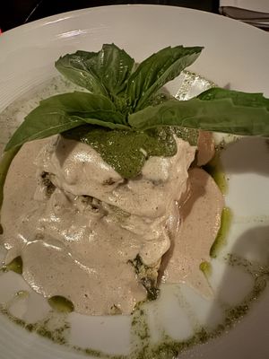 Black Magic Lasagna  at Pura Vita in West Hollywood