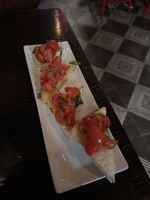 Gf bruschetta   at Pura Vita in West Hollywood
