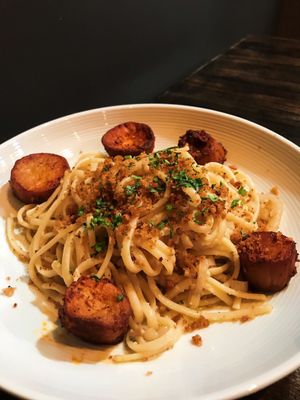 Linguine di mare  at Pura Vita in West Hollywood