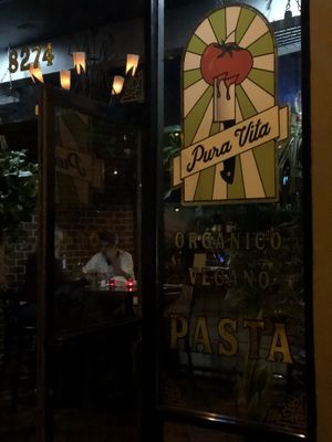 Location  at Pura Vita in West Hollywood