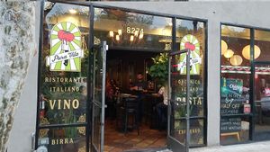 Outside at Pura Vita in West Hollywood