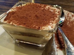 Tiramisu at Pura Vita in West Hollywood