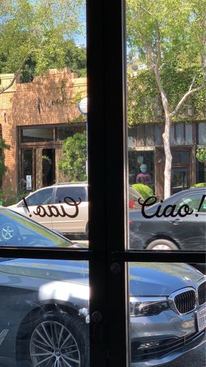 So cute inside  at Pura Vita in West Hollywood