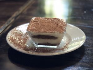 Tiramisu  at Pura Vita in West Hollywood