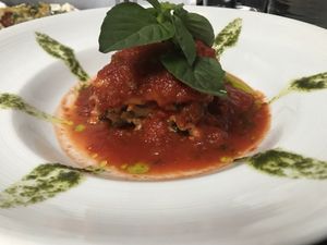 Lasagna Pura at Pura Vita in West Hollywood