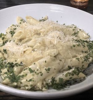 Special: Cashew and pepper gf pasta at Pura Vita in West Hollywood