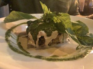 Black magic lasagna at Pura Vita in West Hollywood