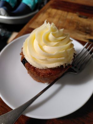 Carrot cake (September 2023) at Medina in Aberystwyth