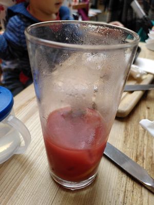 Strawberry and mint lemonade (September 2023) at Medina in Aberystwyth
