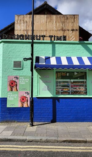 Exterior at Doughnut Time - Pop Up in London