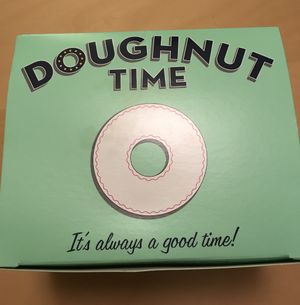 Their packaging - individual boxes or larger boxes at Doughnut Time - Pop Up in London