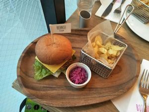 Botanist burger. at Botanist in Tokyo