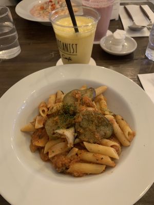 Vegan pasta  at Botanist in Tokyo