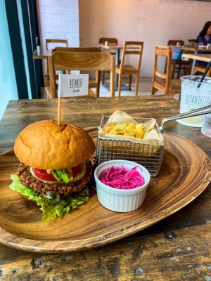 Vegan Burger at Botanist in Tokyo