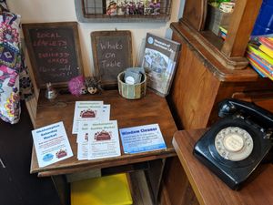 Community area at Mooplehog in Okehampton